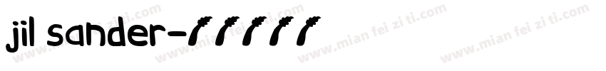 jil sander字体转换